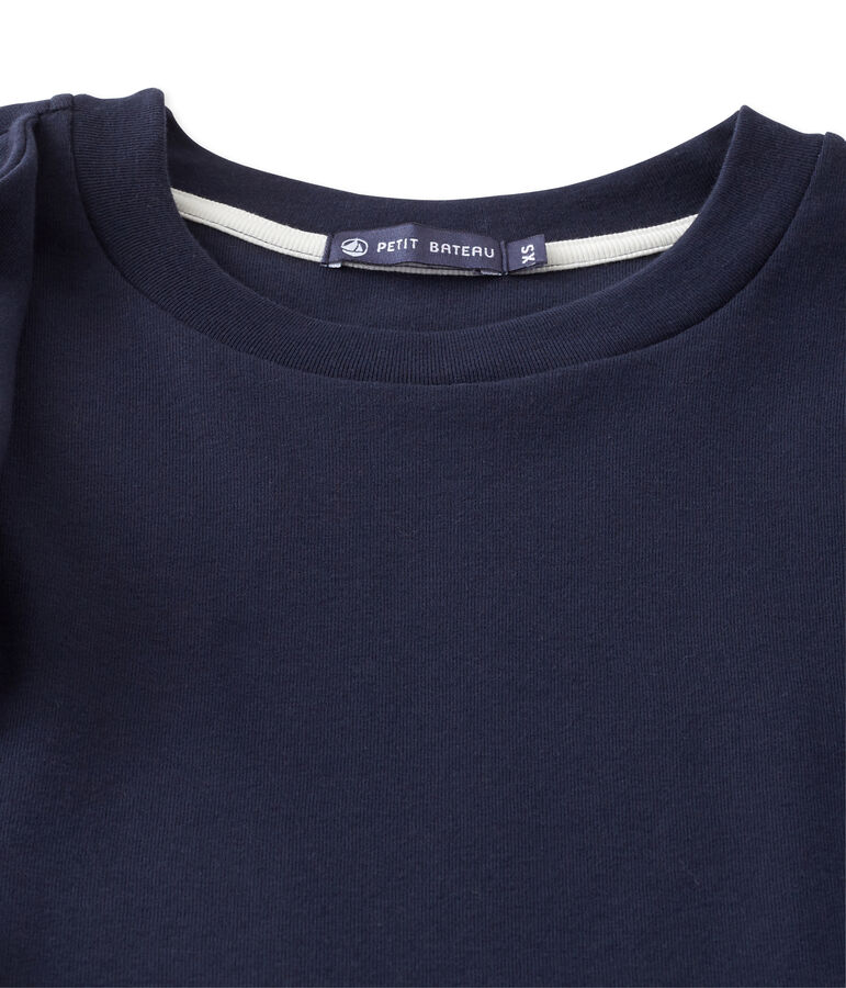 Top femme sans manches &agrave; volant blu SMOKING