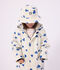 Cappellino alla pescatora con stampa a cuori bambino blu/blu