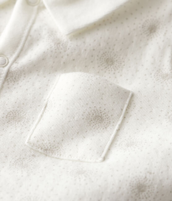 Combisac bebè in tubique bianco MARSHMALLOW/bianco MULTICO