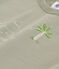 T-shirt bebè a maniche corte in jersey con motivo verde MARECAGE