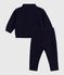Set per neonato composto da felpa e pantaloni in cotone tinta unita SOIR