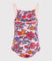 Costume da bagno intero ecoresponsabile bambina rosa PATIENCE/bianco MULTICO
