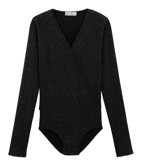 Body scaldacuore donna nero NOIR/giallo OR