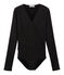 Body scaldacuore donna nero NOIR/giallo OR