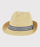 Cappello di paglia bambina-bambino rosa NATUREL
