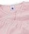 Pigiama bambina a costine rosa CHARME/bianco MARSHMALLOW