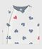 Cardigan senza maniche double face in cotone con stampa neonato rosso MARSHMALLOW/ SPI