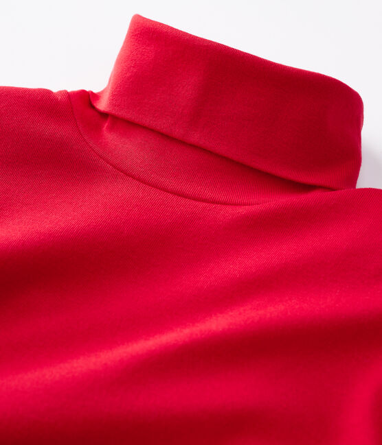 Dolcevita iconico in cotone Donna rosso TERKUIT