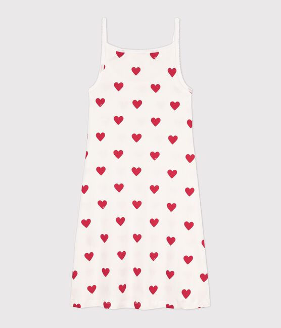 Nuisette in cotone Donna bianco MARSHMALLOW/rosso TERKUIT