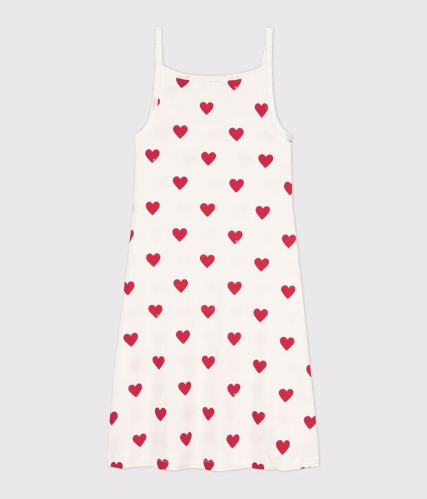 Nuisette in cotone Donna bianco/rosso
