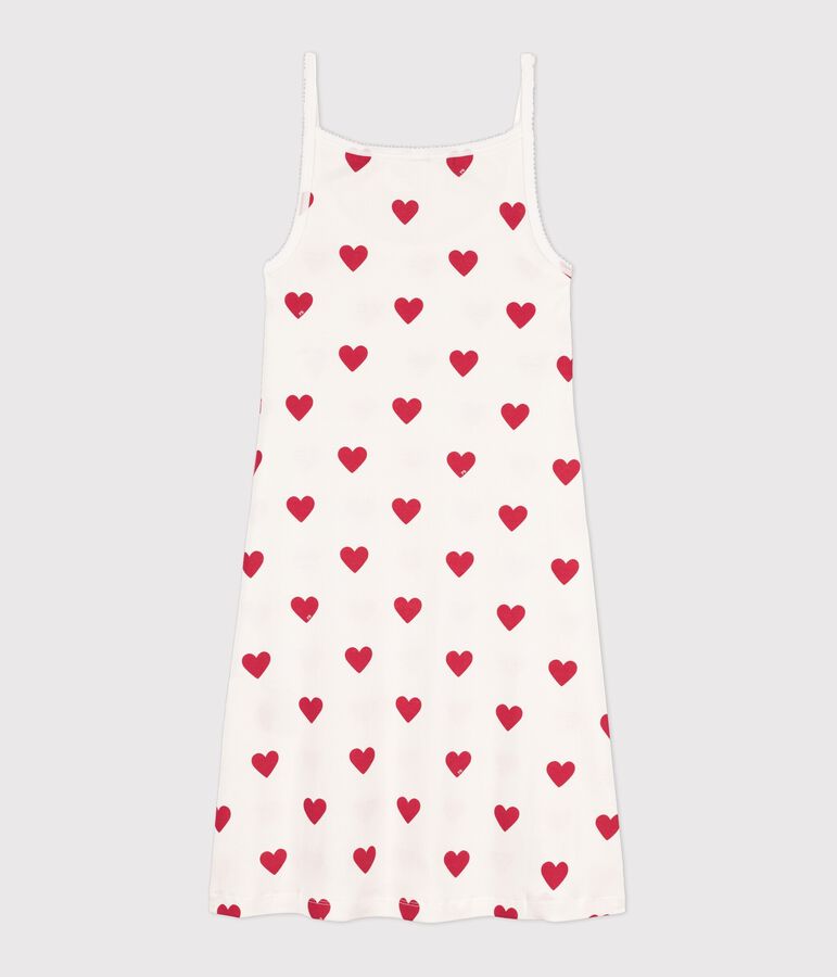 Nuisette in cotone Donna bianco/rosso