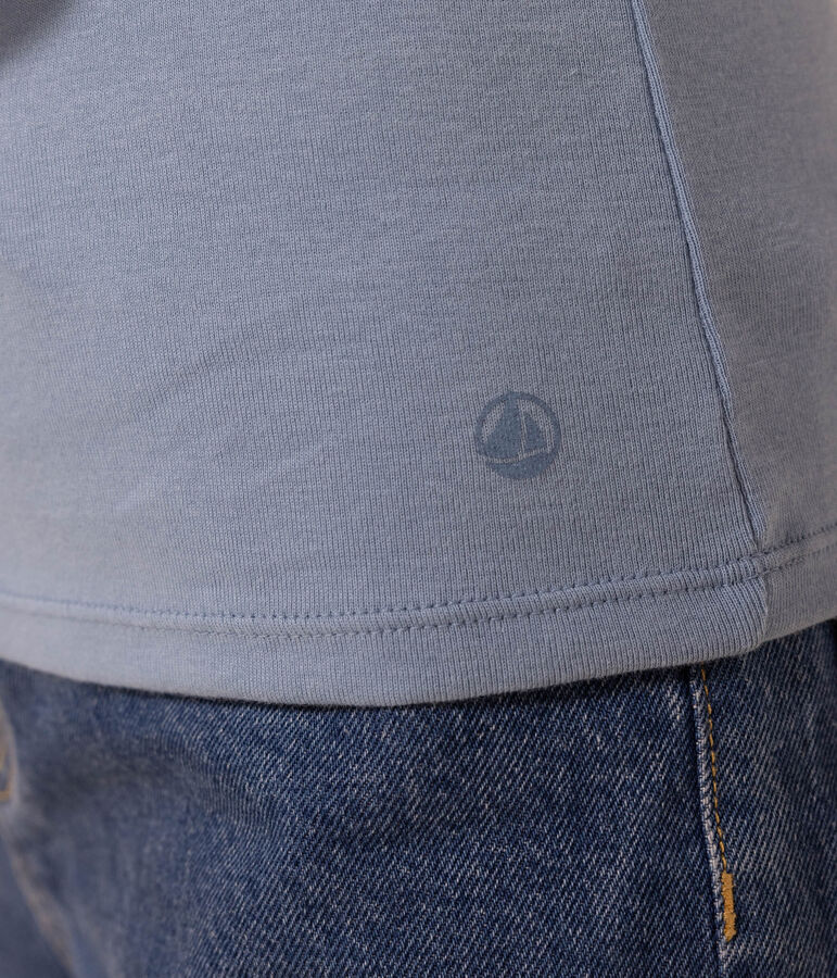 T-shirt L'ICONIQUE girocollo in cotone Donna blu