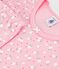 Pigiama a maniche corte e gamba lunga in cotone con stampa bambina rosa/multicolore