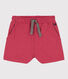Shorts bambina in jersey fiammato