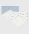 Set di bandane in cotone con stampa neonato variante 1