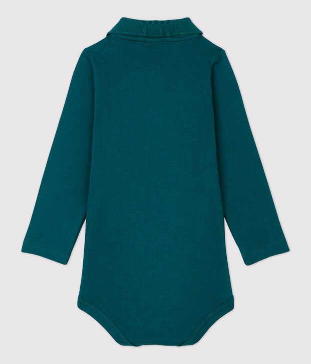 Body in cotone beb&egrave;. verde