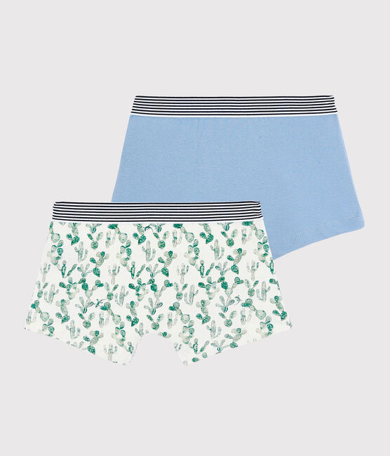 Confezione da 2 boxer cactus bambino in cotone e lino variante 1