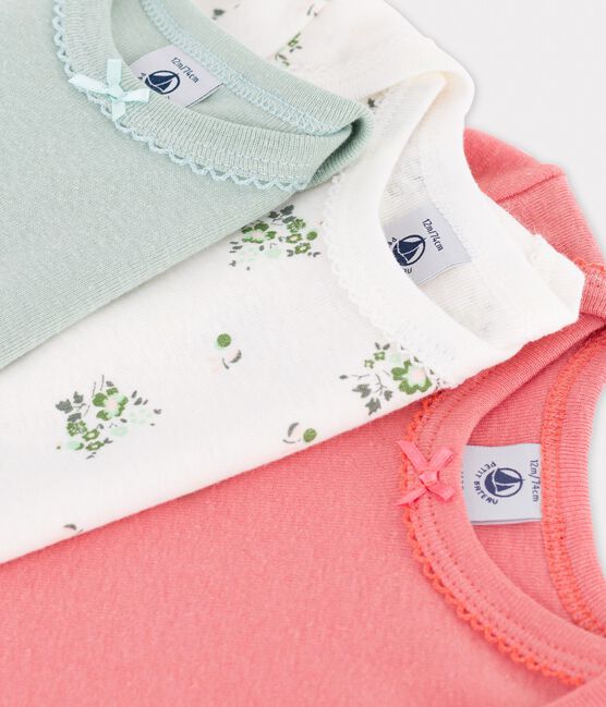 Confezione da 3 body manica corta in cotone e lino variante 1