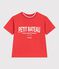 T-shirt a maniche corte in cotone bambina POMPIER
