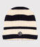 Cuffietta in maglia con fodera in pile a righe bambino blu SMOKING/ AVALANCHE