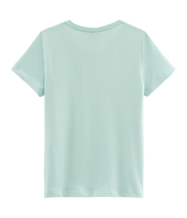 T-shirt logo bambino blu