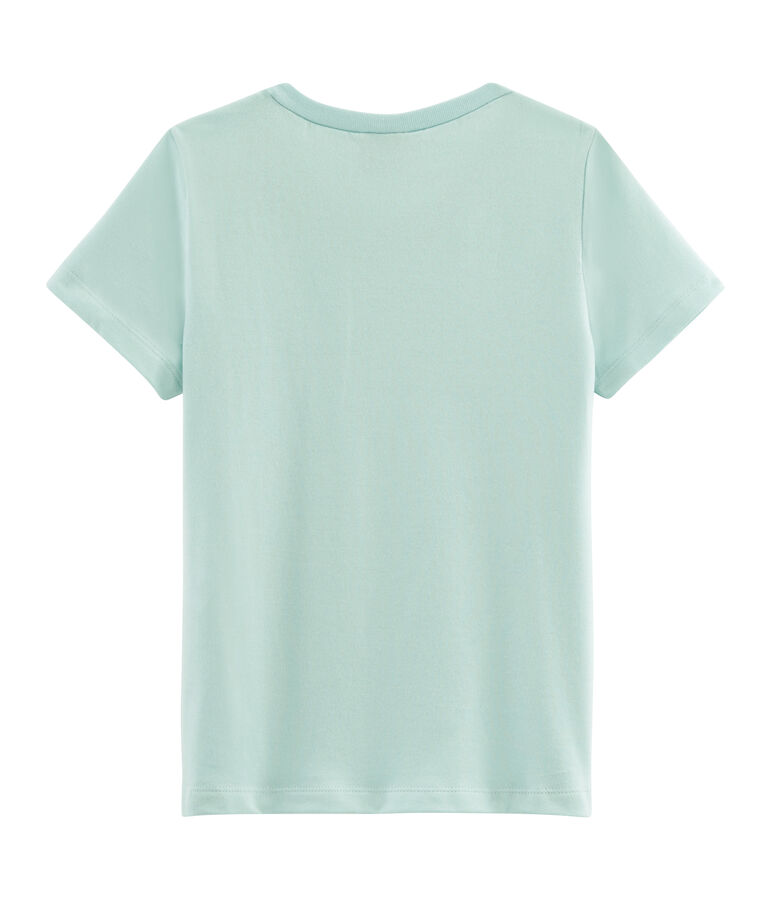 T-shirt logo bambino blu