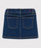 Gonna dritta in denim bambina blu DENIM BRUT