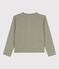 Cardigan in cotone bambina verde MARECAGE