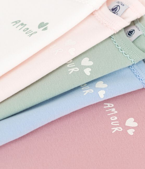Confezione da 5 body manica corta in cotone variante 1