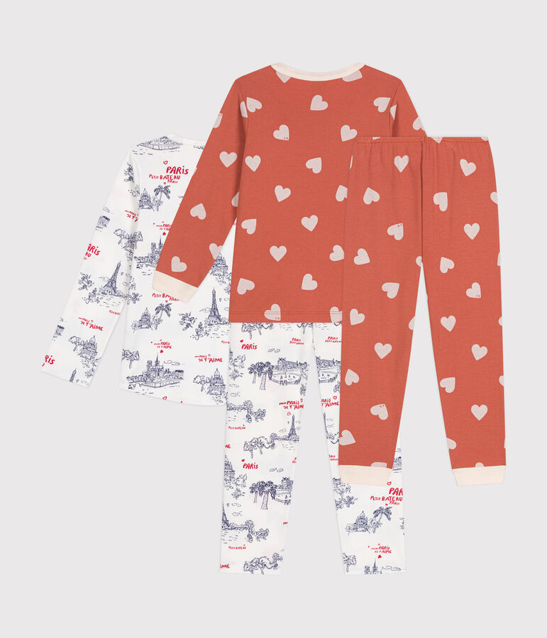 Set di 2 pigiami in cotone bambino multicolore
