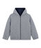 Giacca a vento caldo e reversibile bambino unisex blu SMOKING