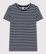T-shirt LE DROIT girocollo in cotone Donna