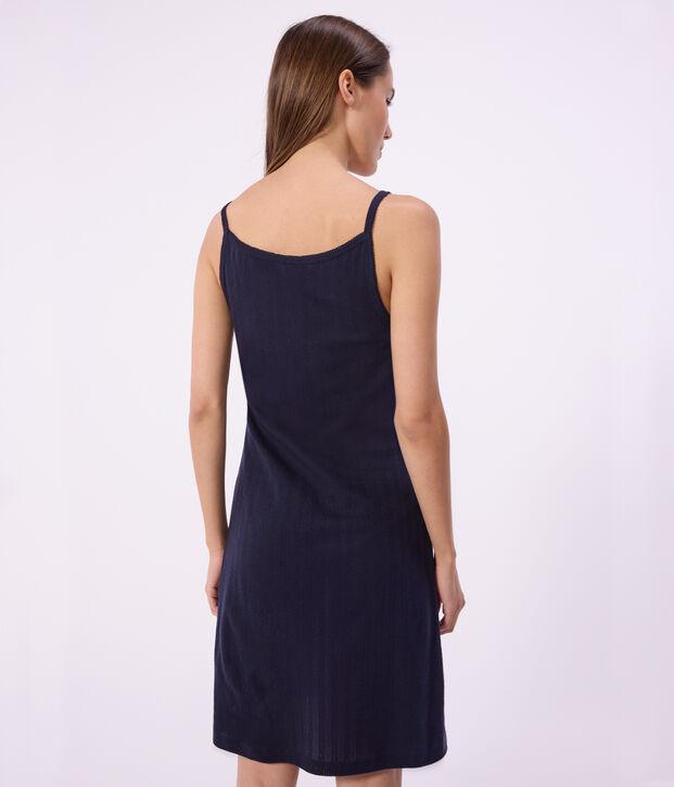 Babydoll in cotone traforato donna SMOKING