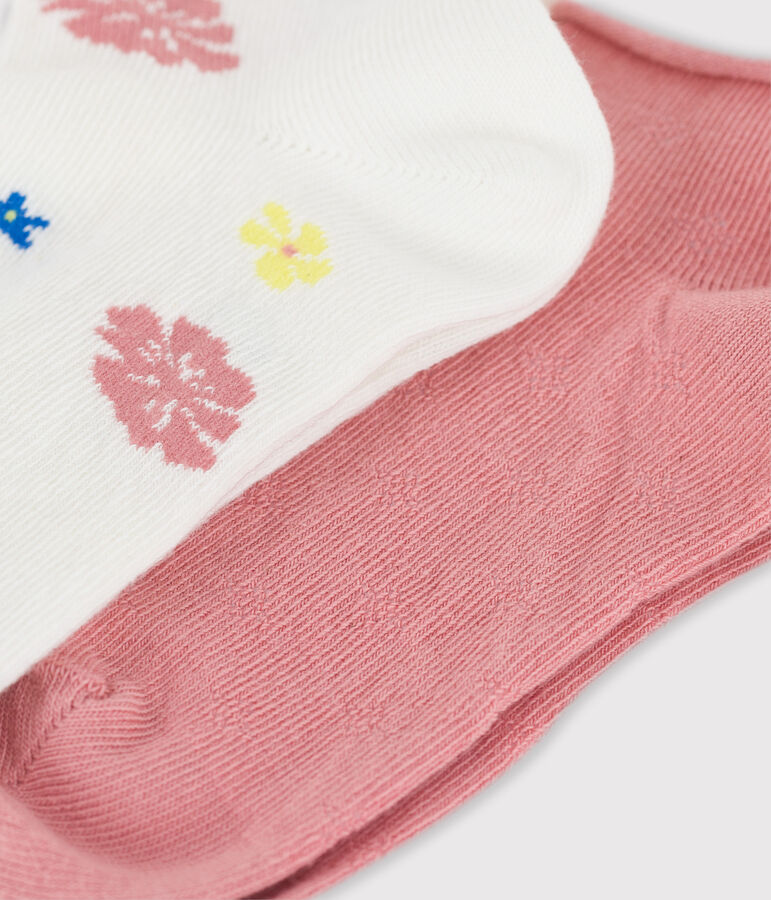 Confezione da 2 paia di calzini bambina multicolore