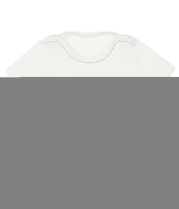 Tee shirt manches courtes b&eacute;b&eacute; gar&ccedil;on bianco