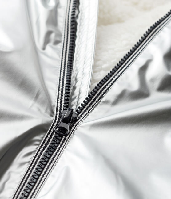 Cerata calda foderata in sherpa bebè femmina/maschio grigio ARGENT