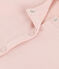 Cardigan in molleton bambina rosa SALINE