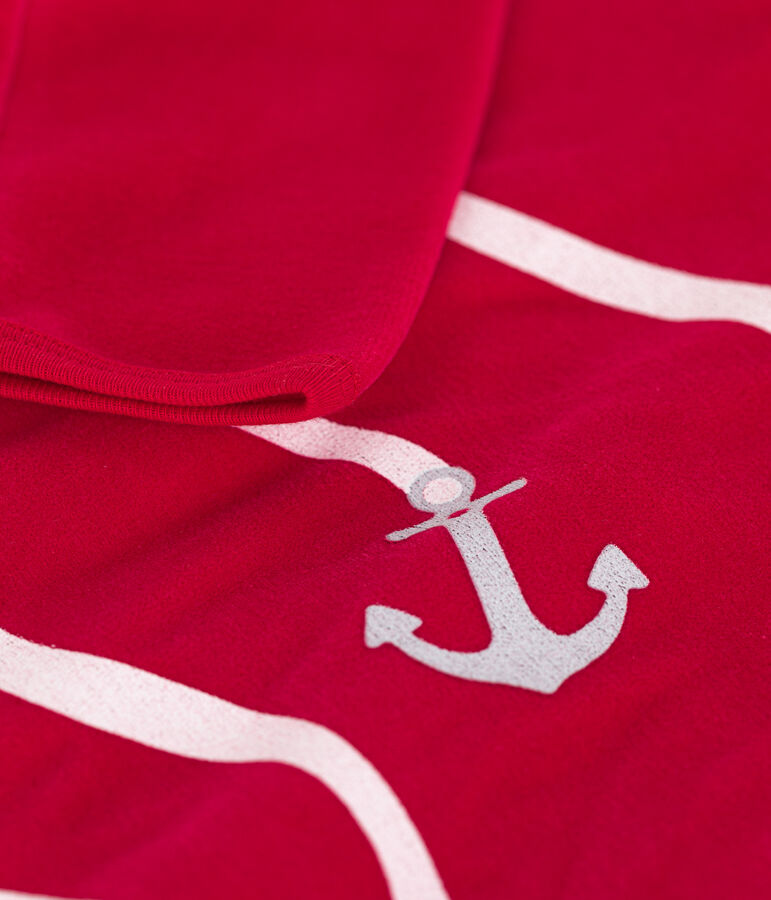 Dors bien en velours b&eacute;b&eacute; rosso