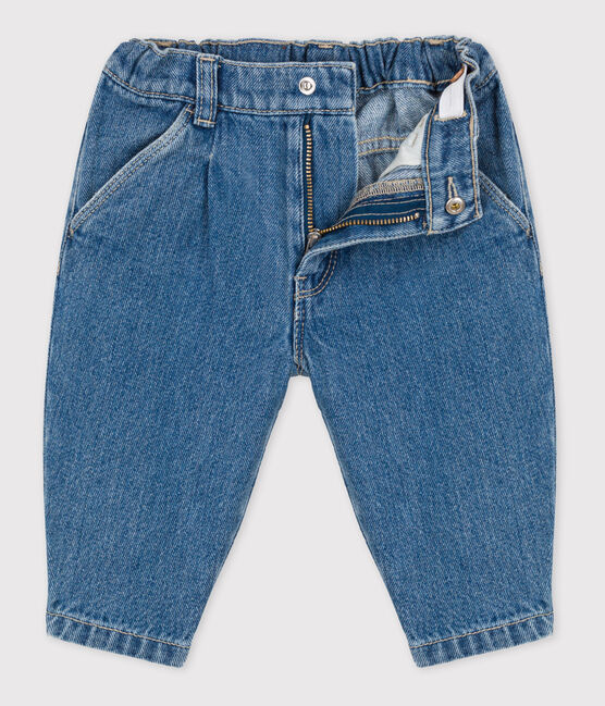 Jeans bebè in denim 100% eco-friendly blu DENIM