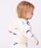 Set felpa e pantaloni in cotone con balena stampata neonato MILK/ MULTICO