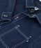 Camicia di denim tinta unita bambino blu