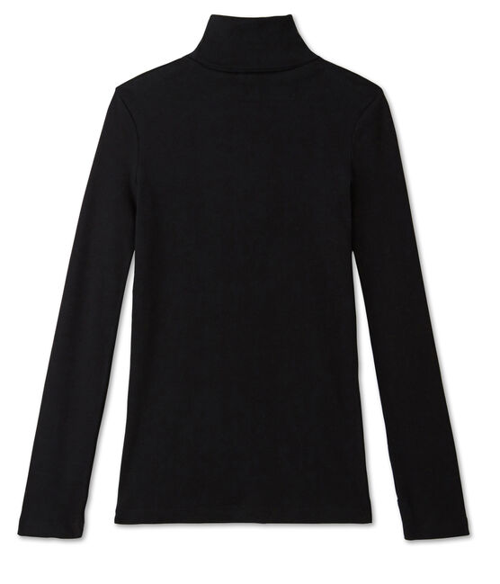 Sous pull donna tinta unita nero NOIR