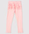 Leggins stampati bebè femmina rosa MINOIS/bianco MARSHMALLOW