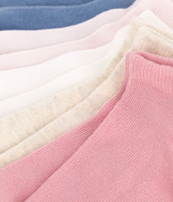 5 paia di calzini in cotone tinta unita bambino variante 2