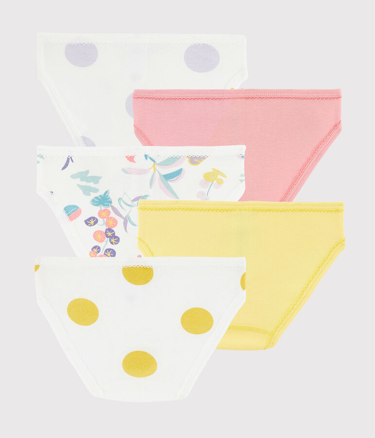 Confezione da 5 slip fantasia giungla bambina variante 1