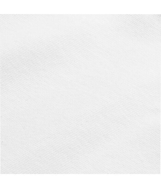 Body US bebé maniche corte, in cotone tinta unita bianco Ecume