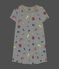 Camicia da notte bambina in cotone fosforescente bianco MARSHMALLOW/bianco MULTICO