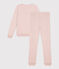 Pigiama donna in spugna bouclette rosa SALINE