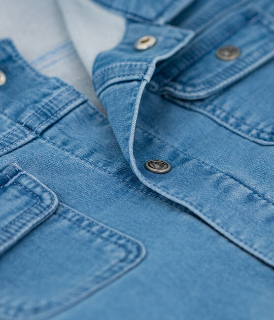 Giacca in denim bambina - bambino blu DENIM CLAIR