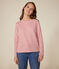 Marinière donna abbottonata in cotone rosa ROSEWOOD/ AVALANCHE